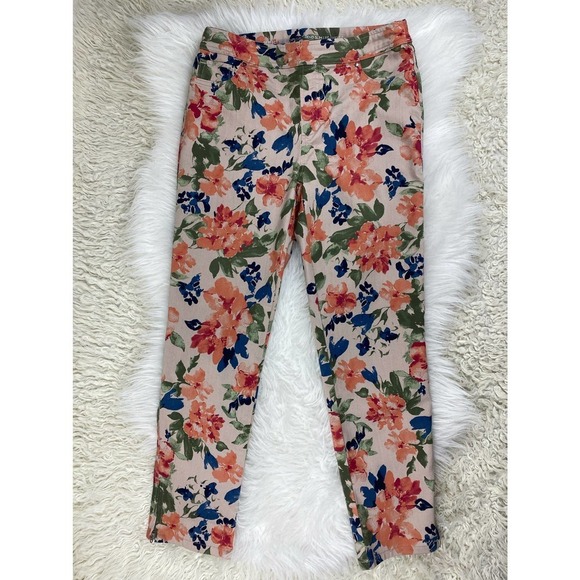 Chico's Women's 0 Tan Perfect Stretch Girlfriend Slim Ankle Jeans - Picture 2 of 7